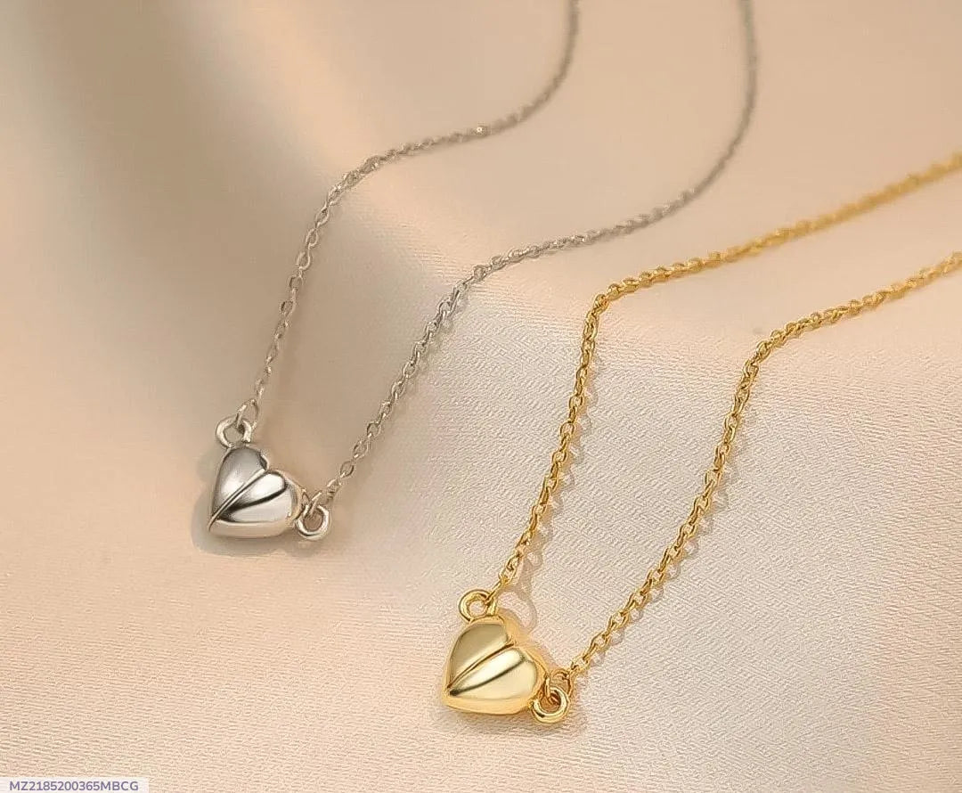 Heart Locket Pendant Necklace | Gold & Silver Plated