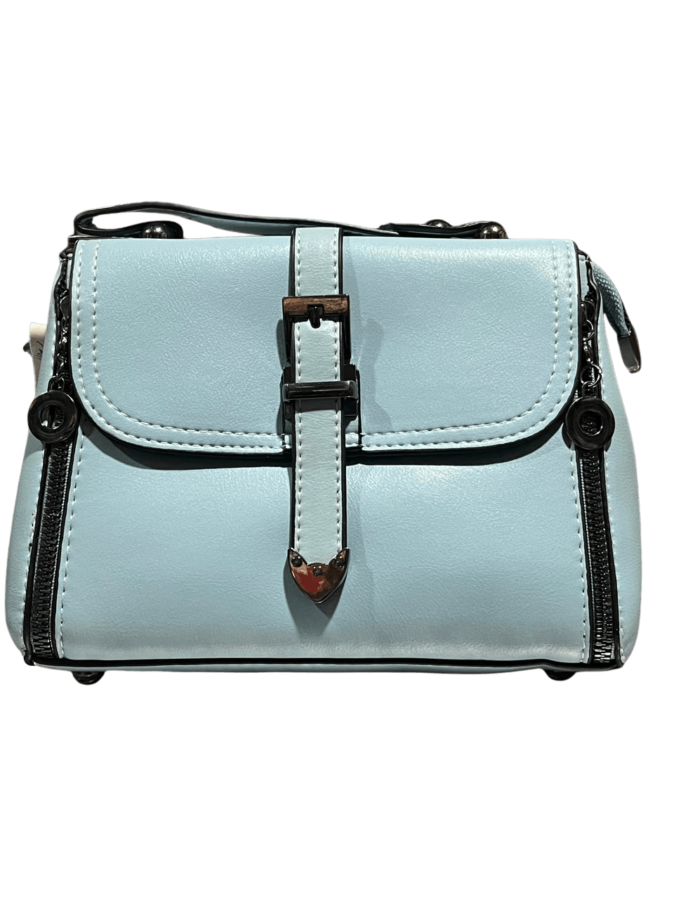 Baby Blue Crossbody Flap Bag - Aaraasta | Ladies Fashion Pakistan