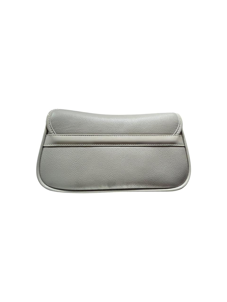Grey Curved Clutch Bag - Aaraasta | Ladies Fashion Pakistan
