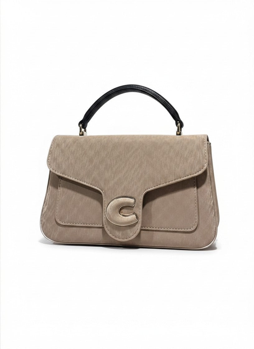 Beige Envelope Flap Bag