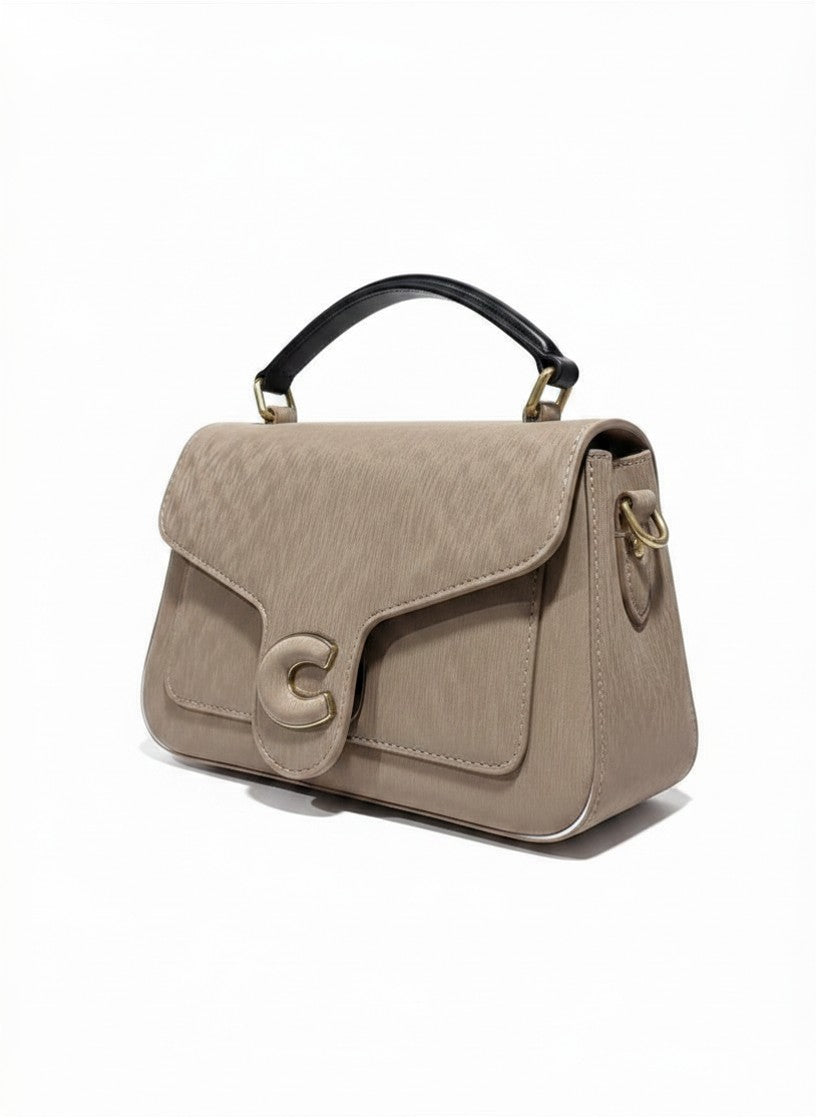Beige Envelope Flap Bag