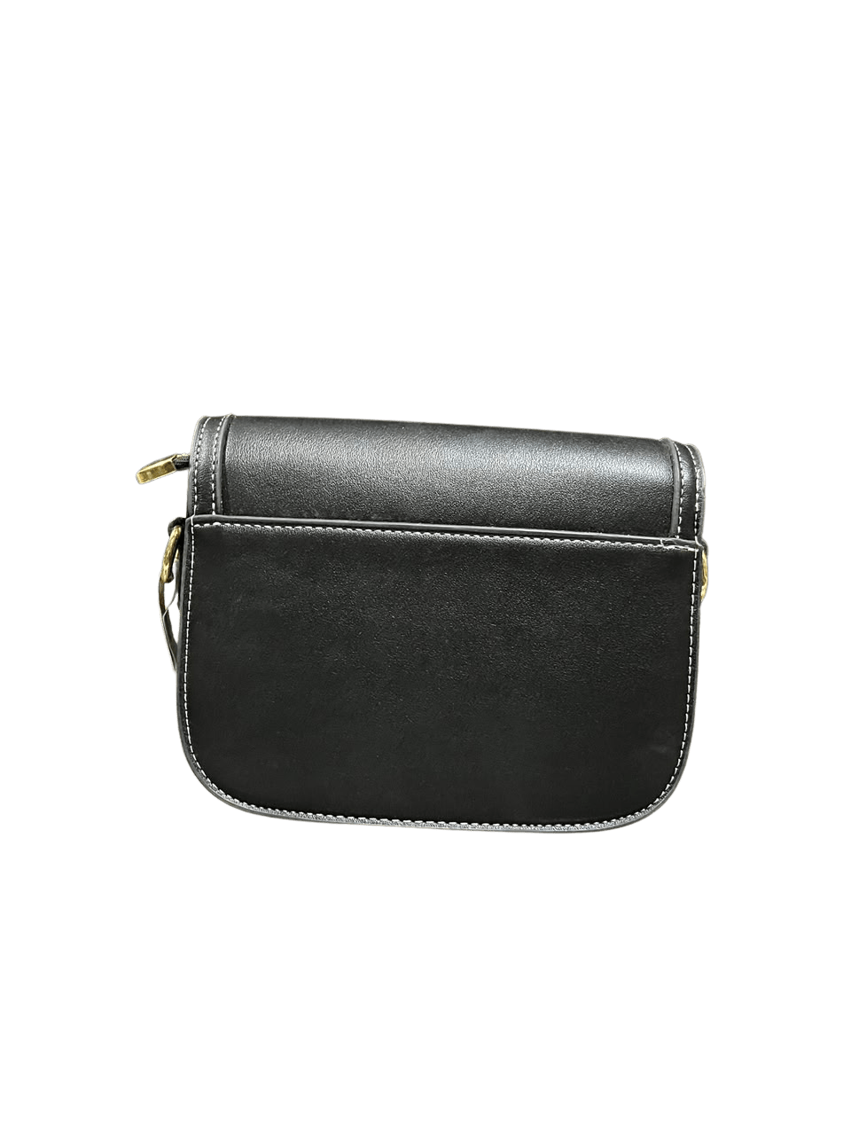Women's Black Pebbled Leather Flap Satchel | Luxury Style Top Handle Mini Bag - Aaraasta | Ladies Fashion Pakistan