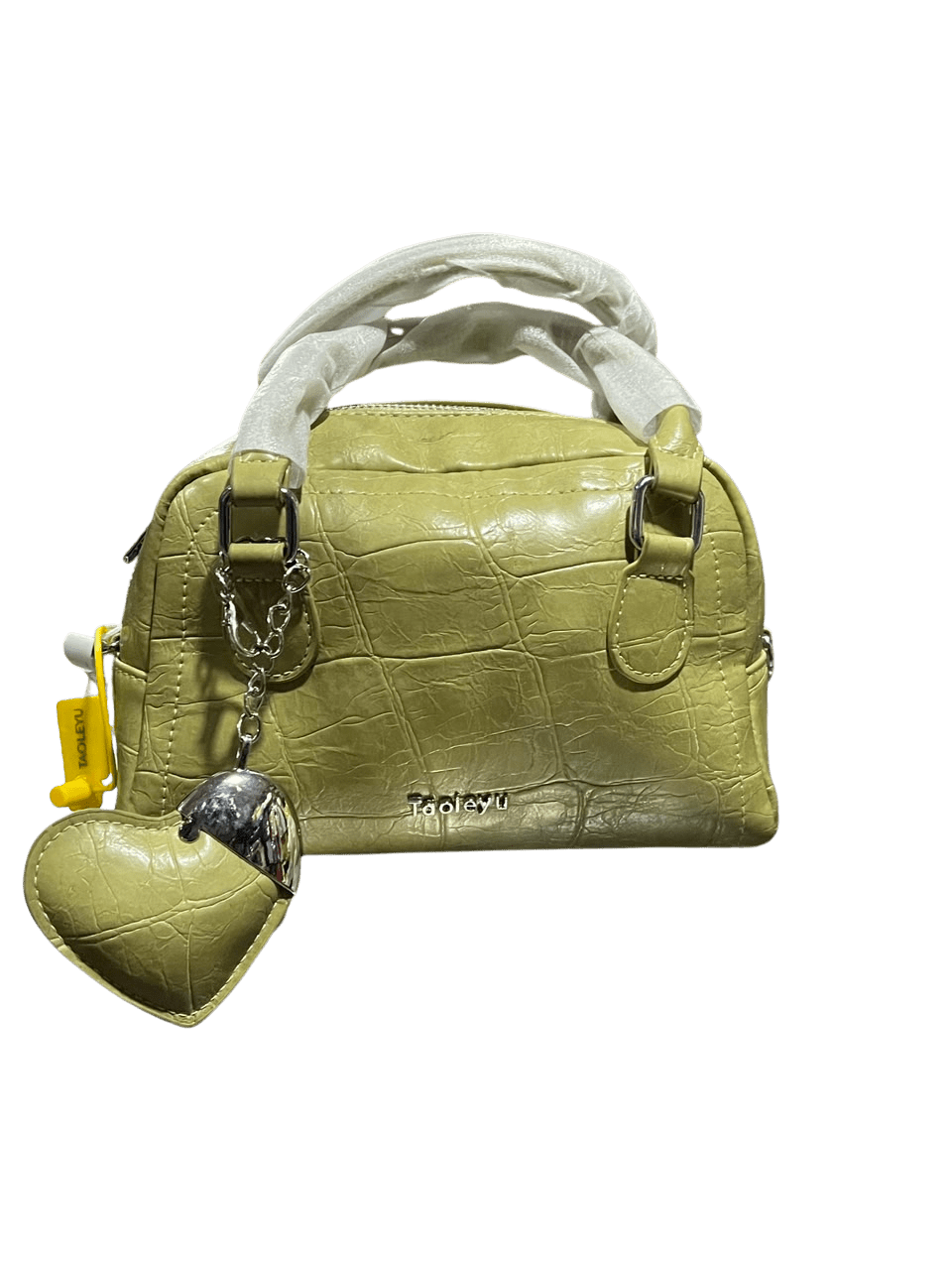 Women's Croc Embossed Mini Bowling Bag | PU Leather Top Handle Satchel - Aaraasta | Ladies Fashion Pakistan